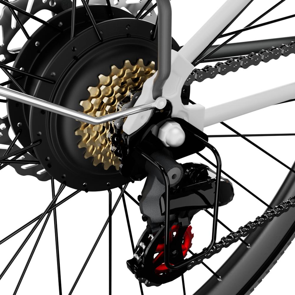 Electric Bike Pixar 27.5" 250W Motor Top Speed 25km/h 10.4AH Max Range 80Km Load 120Kg 7 Speed