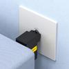 90Degree Rotatable Ethernet Coupler For Cat6 Cables Male And Female RJ45 Connectors 360 Rotating 1000mbps Bandwidth