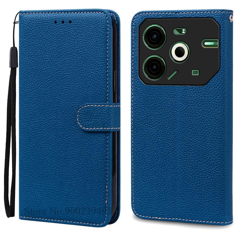 

Чехол Pova 6 Neo для Tecno Чехол Pova 6 Neo Кожаный чехол-кошелек для Techno Pova 6 Neo Чехол Pova Neo 6 Чехол для телефона Fundas Tecno Pova 6Neo (4G) темно-синий