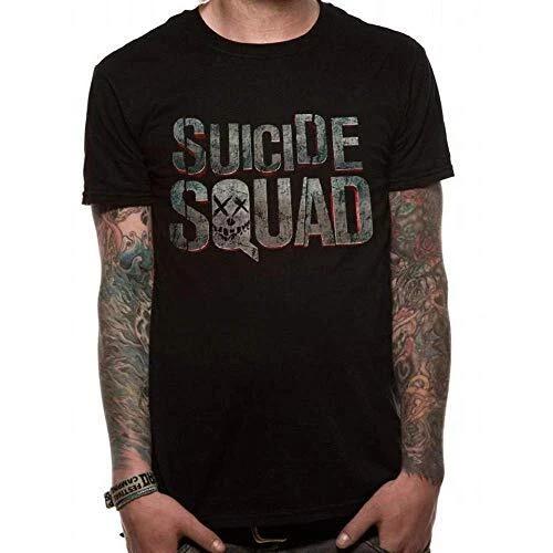 SUICIDE SQUAD Women s Logo T-Shirt, Black, Small 3XL