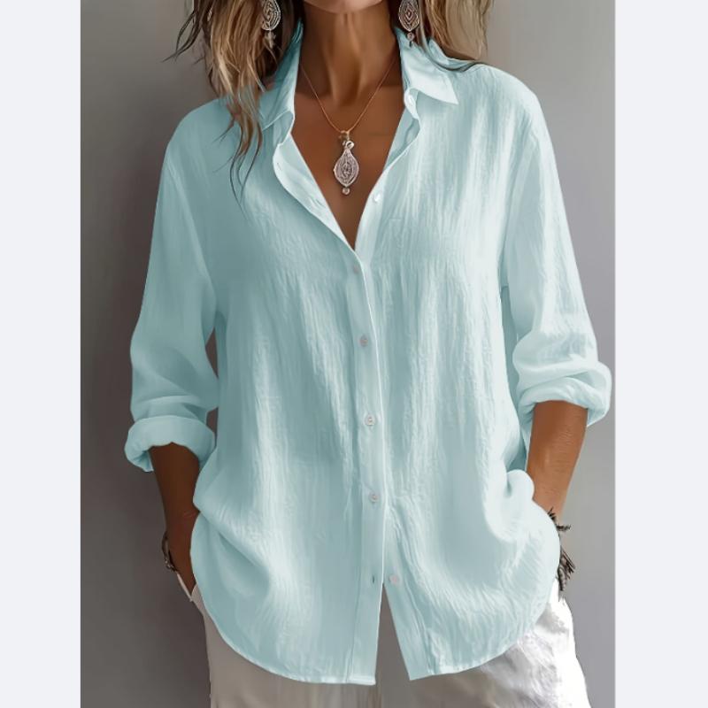 Fantastisk og Elegant Retningsbestemt Cardigan med Lange Ærmer og en Alsidig Turtleneck, Plus-size Dame Skjorte