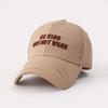 Fashion Versatile Letter Embroidery Baseball Cap American Casual Face Small Sun Hat Spring and Summer Outdoor Sports Cap