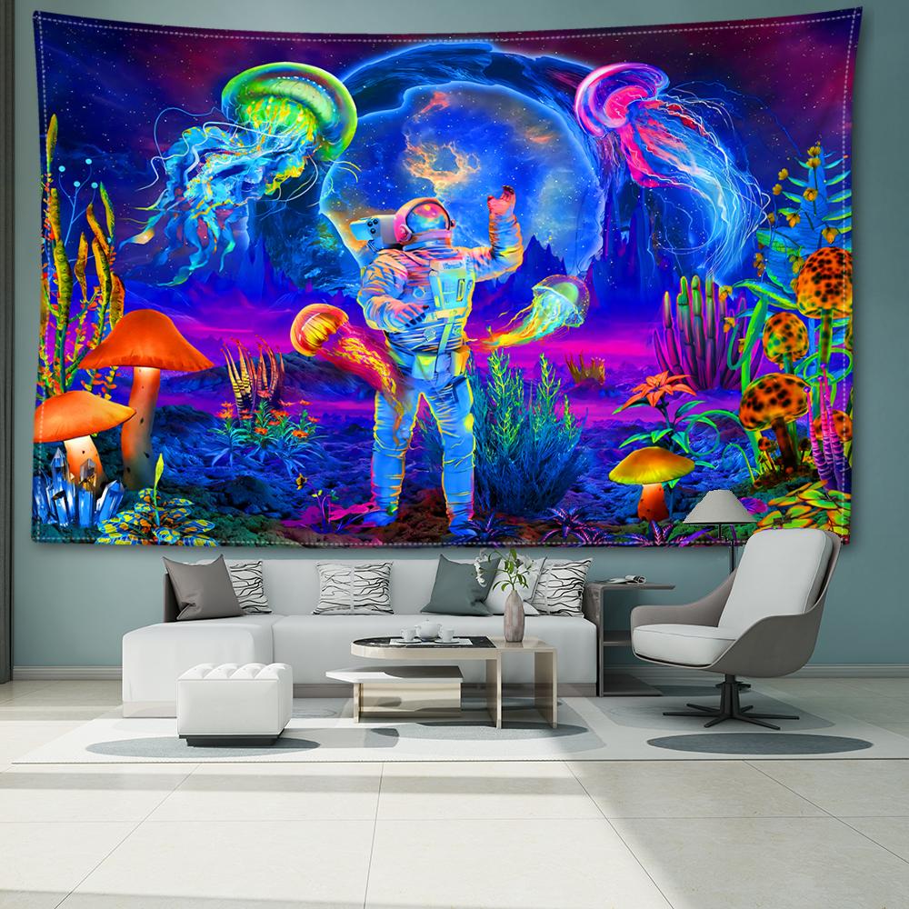 Вселенная Звездное небо Пейзаж Гобелен Настенный декор Таинственное искусство Колдовство — фото 4