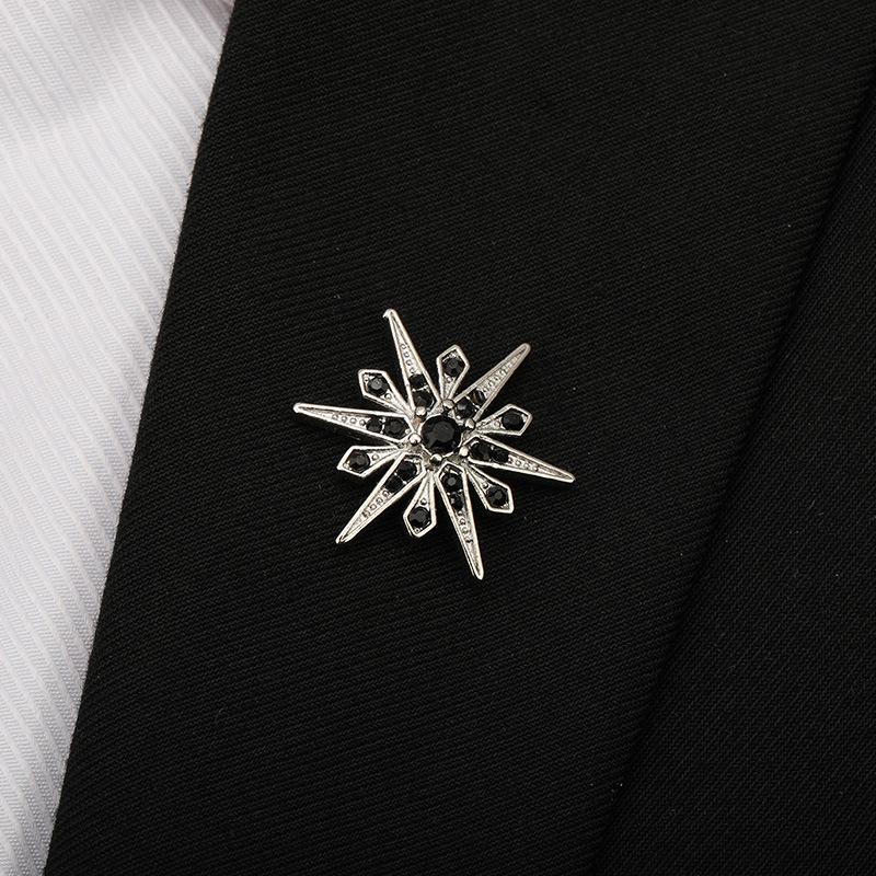 Pudełko Prezentowe Garnitur Męski Marynarka Moda Broszka Broszka na Kołnierzyk Odznaka na Płaszcz Odznaka Trendy Kobiety