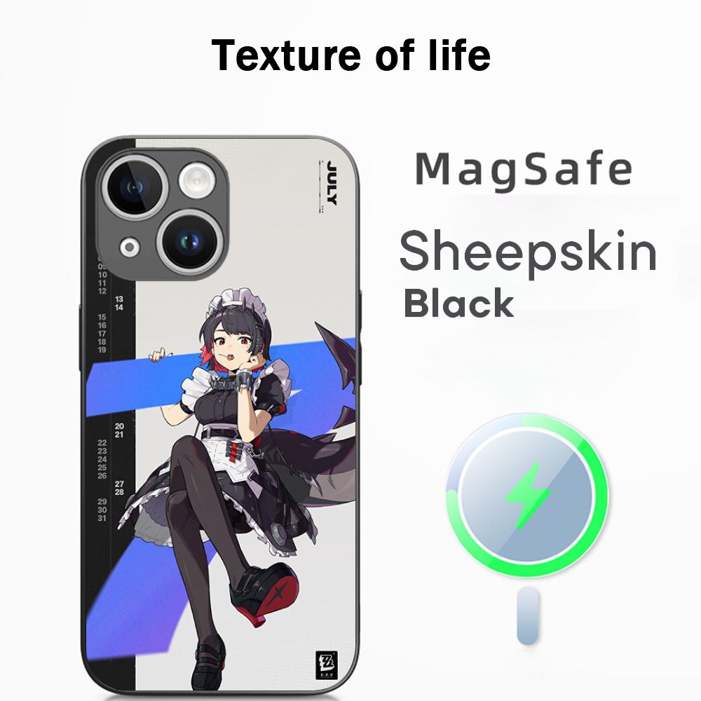 

Ellen joe cute game girl design poster Phone Case For iPhone 17 16 15 14 13 12 Plus Pro Max High-end Luxury Magsafe Sheepskin iPhone 15 Plus