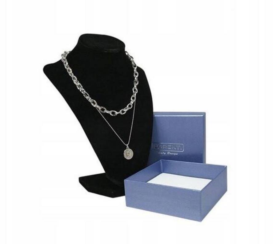 Silver-plated women's necklace - Lorenti