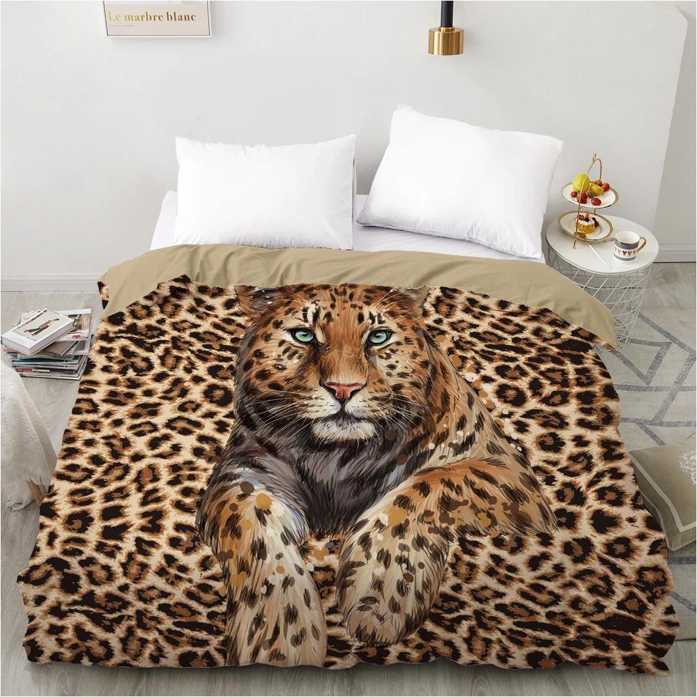 3D Duvet cover QuiltBlanketComfortable Case Luxury Bedding 135 140x200 150x200 220x240 200x220 for Home animal tiger
