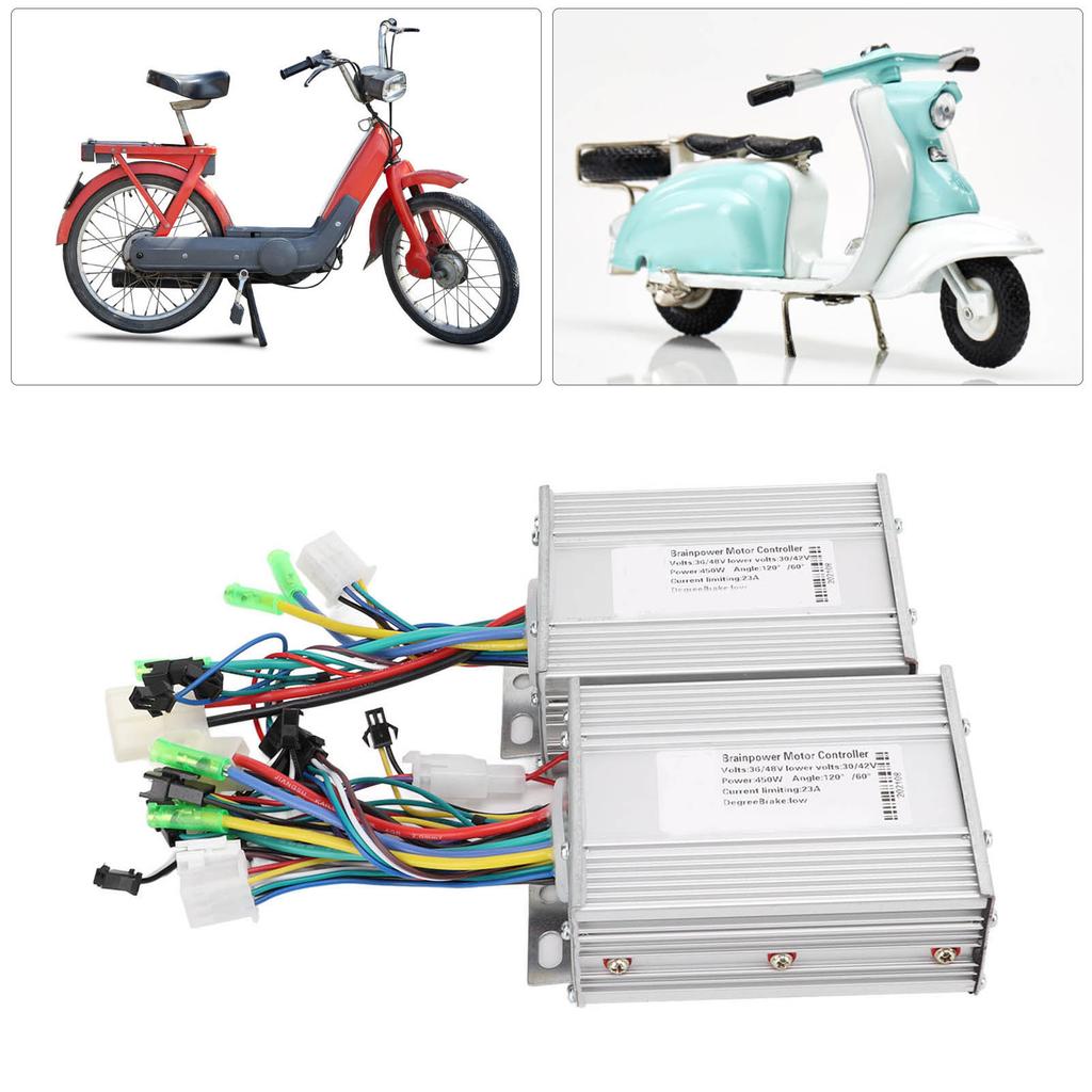 36V 48V 450W Waterproof LCD Display Panel Dual Drive Motor Brushless Controller Kit for Electric Bicycle Scooter
