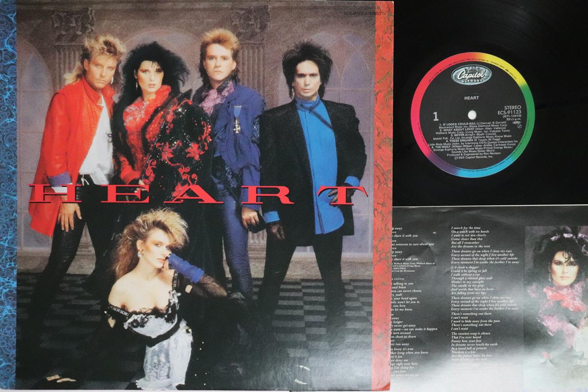 

LP Record HEART Heart ECS91123 CAPITOL 1985 Japan Rock Used