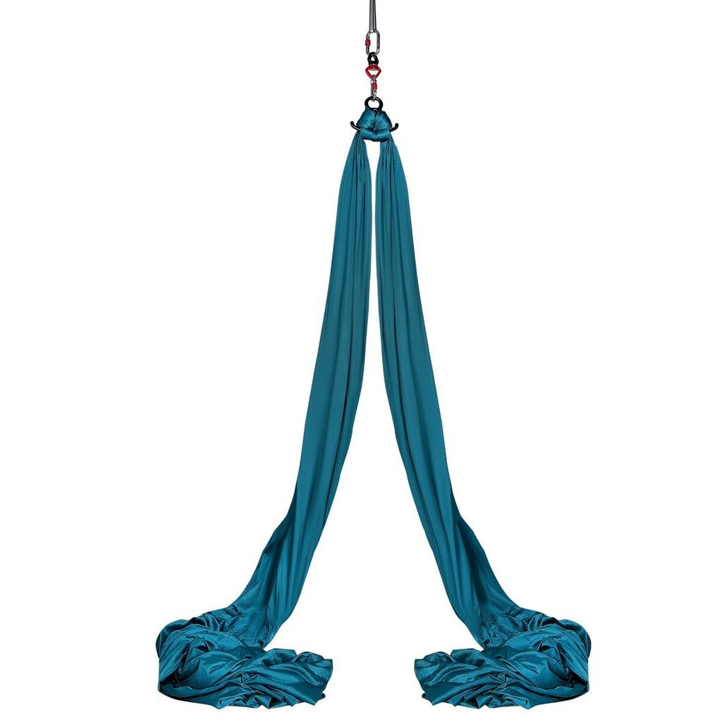 Aerial Silk & Yoga Swing, 8.7 Yards, Aerial Yoga Hammock Kit with 100gsm Nylon Fabric, Full Rigging Hardware & Easy Set-up Guide, Antigravity Flying