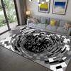 3D Optical Illusion Vortex Carpet - Bedroom & Living Room Floor Mat