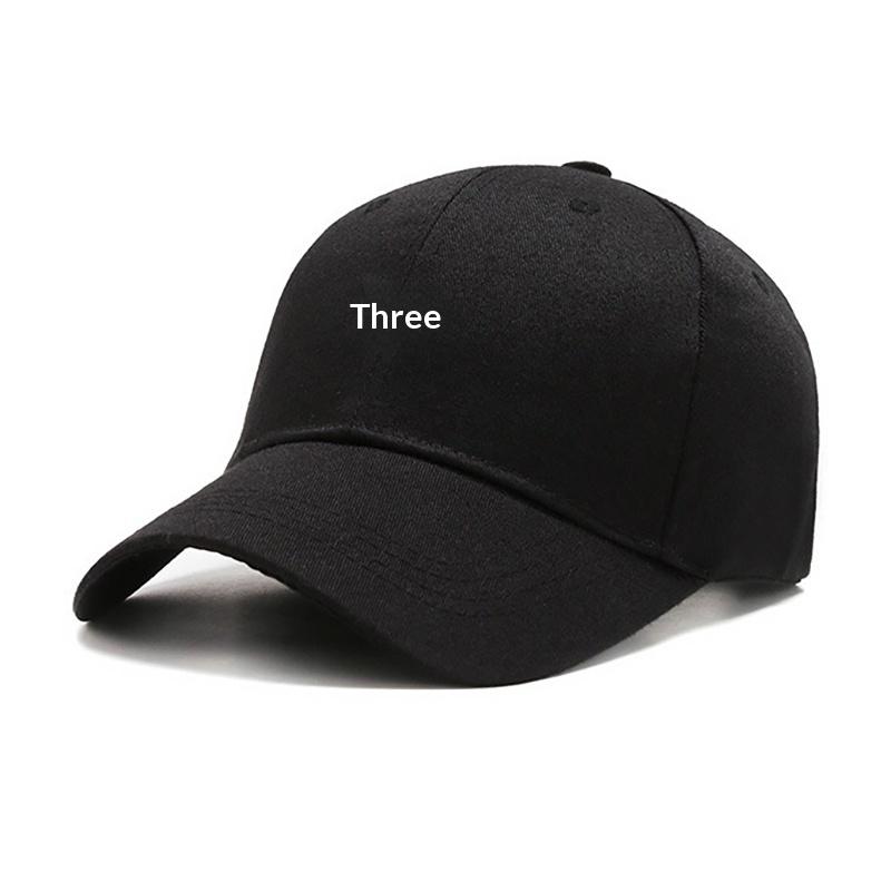 Hat Trendy Simple Three Horizontal Bars Summer Baseball Men Women'S Fashion Leisure Sunshade Cap