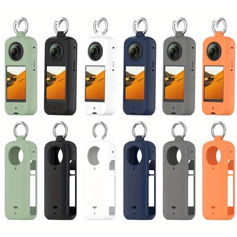 3Pcs Screen Protector Film+ 1Pcs Silicone Shell for Insta360 X5/X4/X3 Protector Anti-scratch