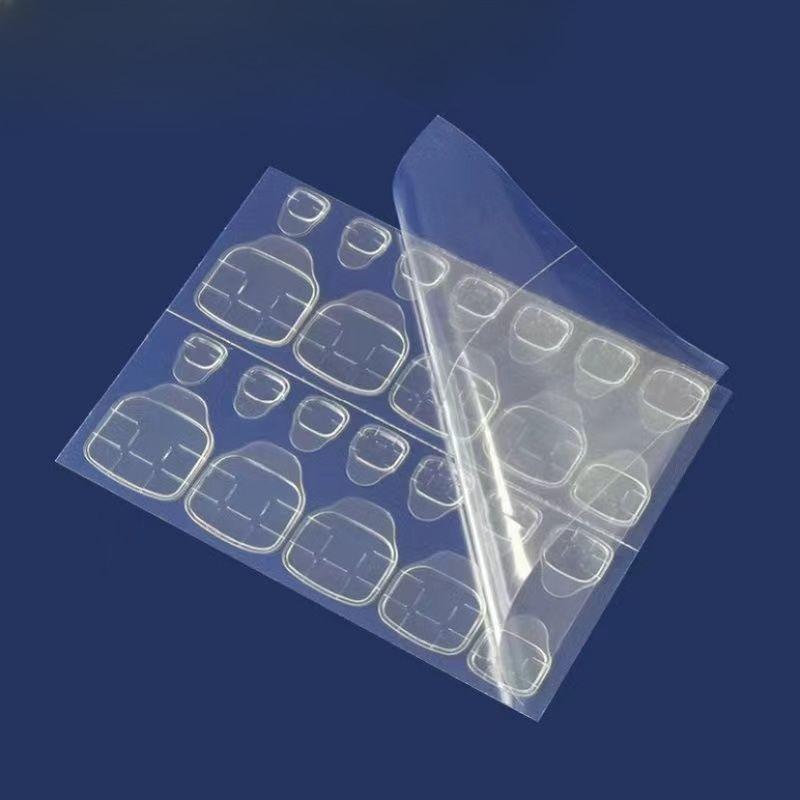 

Jelly Tape, Double-sided Tape, Yellow Glue, Strong Transparent Waterproof Nail Art Patch, Nail Polish Adhesive Patch Foot jelly glue 10pcs