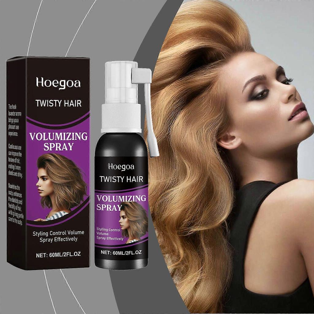 Limited time!!Hoegoa Hair Volumizing Spray  Easy, Oil-Control, Refreshing, Long-Lasting, No-Rinse Hair Styling Spray