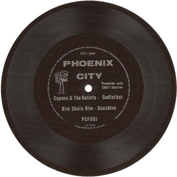 

7inch Record CAPONE & THE BULLETS / BIM SKALA BI - Godfather / Sunshine PCF001 Phoenix City 1988 UK Reggae, Ska & Dub Used