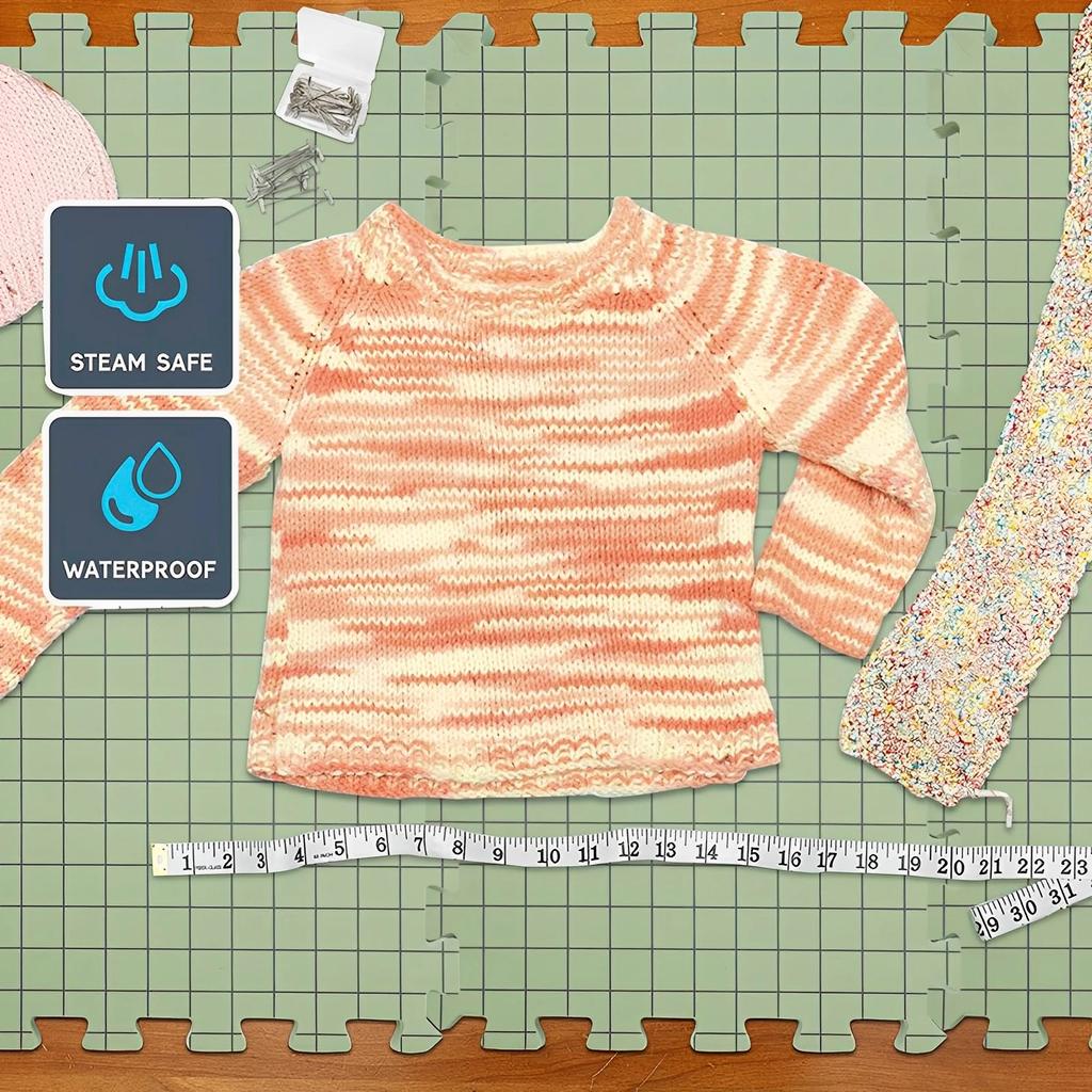 4 ks pěnová blokovací deska, sada na prodloužení pletení, ultra silná pěnová blokovací podložka na pletení, DIY řemesla, pletací a háčkovací doplňky