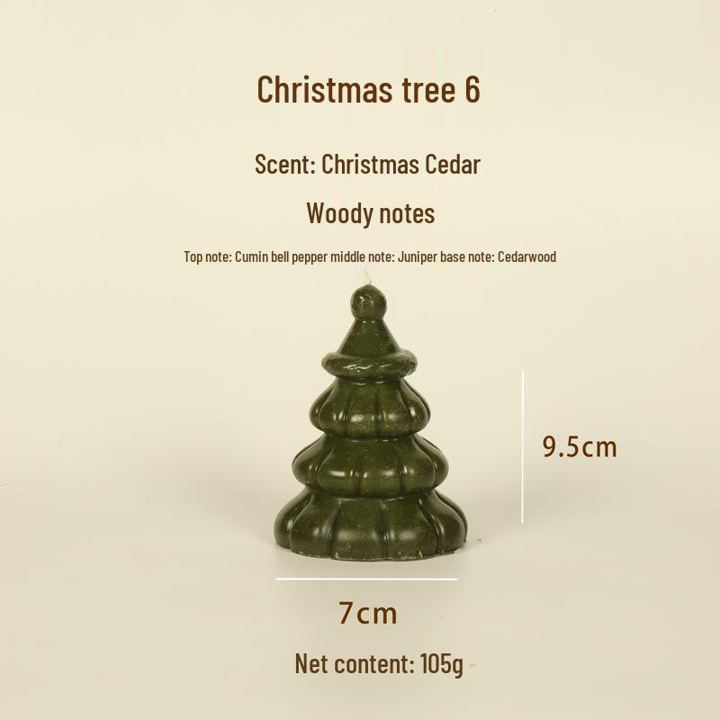 Christmas Scented Atmosphere Candles and Imitation Ornament Gifts