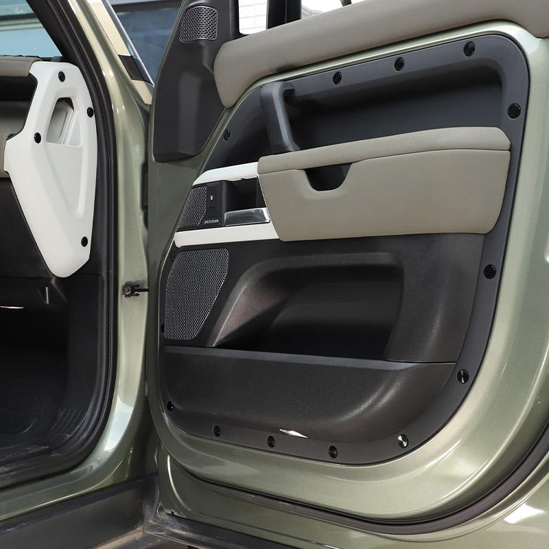 Für Land Rover Defender 110 130 2020-2024 Aluminiumlegierung Auto Türschrauben Schutz Dekorative Abdeckungen Verkleidungen Autozubehör