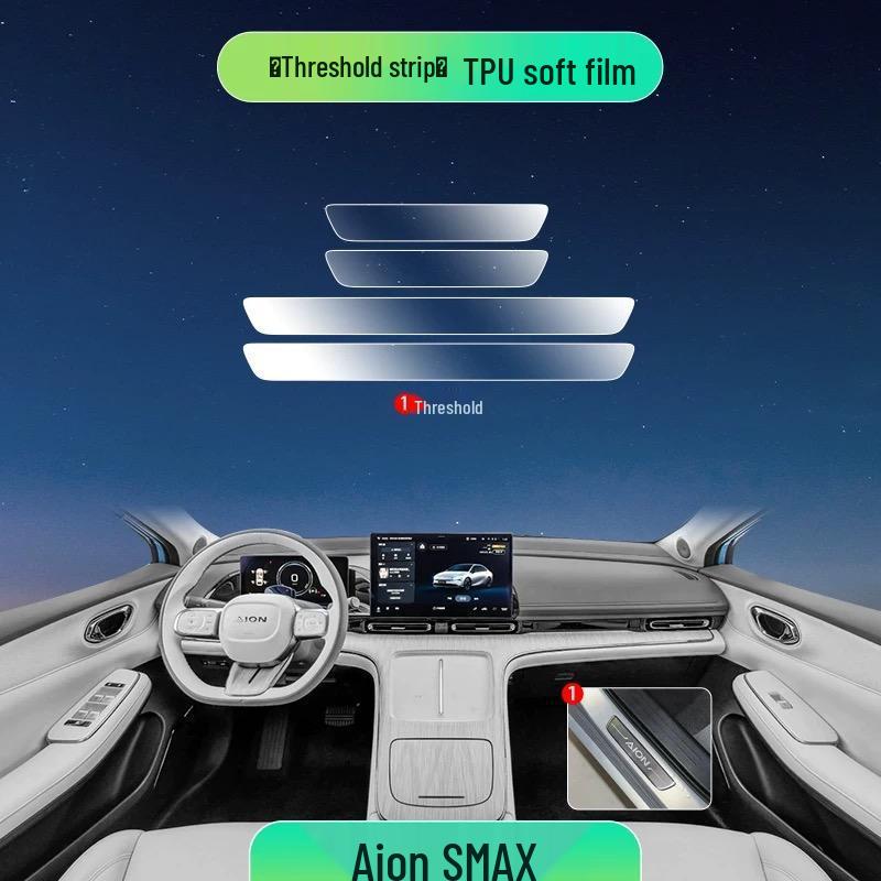 Transparent TPU Interior Film for 2021-2025 GAC Aion V Plus Console and Door Panels