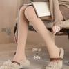 Women's Nude Feel Double-Layer Flesh-Colored Fleece Pantyhose for Autumn/Winter
