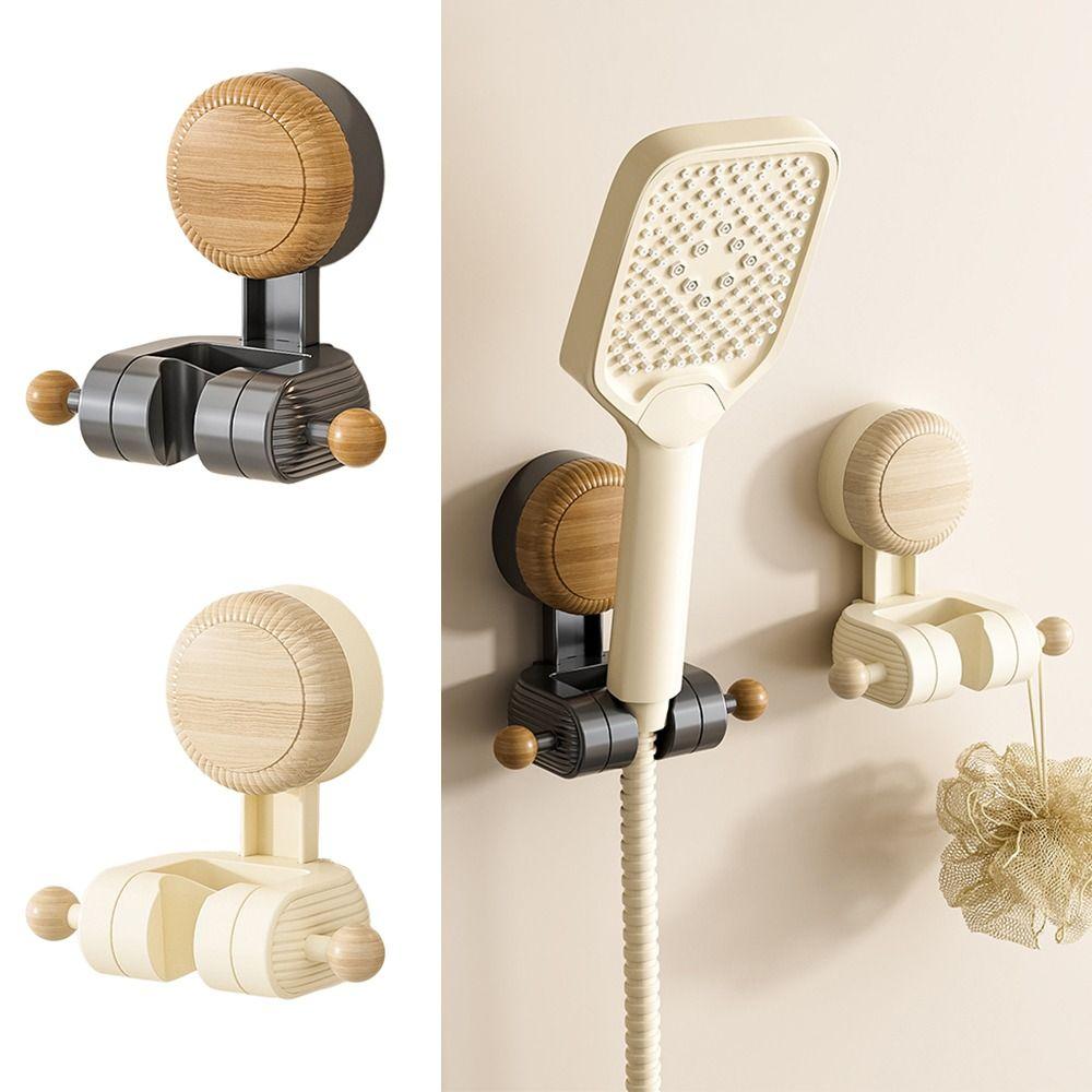 Uchwyt na słuchawkę prysznicową montowany na ścianie na przyssawkę, bez wiercenia, wspornik do spryskiwacza, łazienka, dom