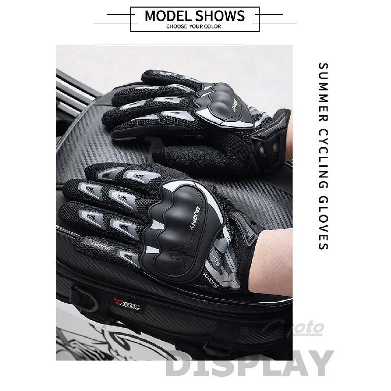 Suomy Motocyklové Rukavice Letní Pánské Dámské Rukavice na Motorku Prodyšné Dotykový Displej Motokrosové Biker Rukavice Moto Guantes