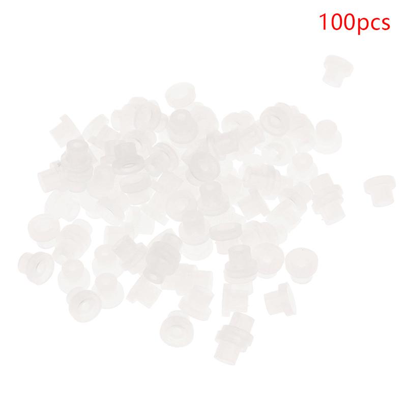 100pcs Tattoo Grommet Professional PBR Soft Tattoo Needle Grommets Tattoo Needle Cap Accessories For Tattoo Machine 6 Colors