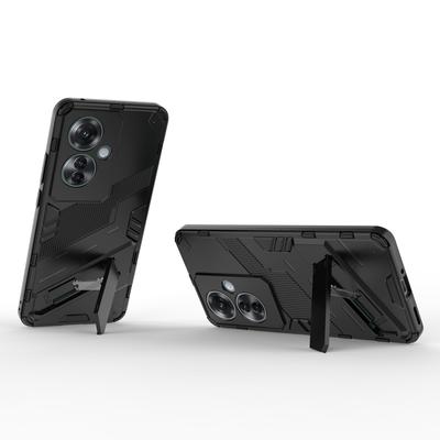 Pour Oppo Reno11 F 5G Étui avec Béquille PC+TPU Antichoc Hybride Housse de Téléphone