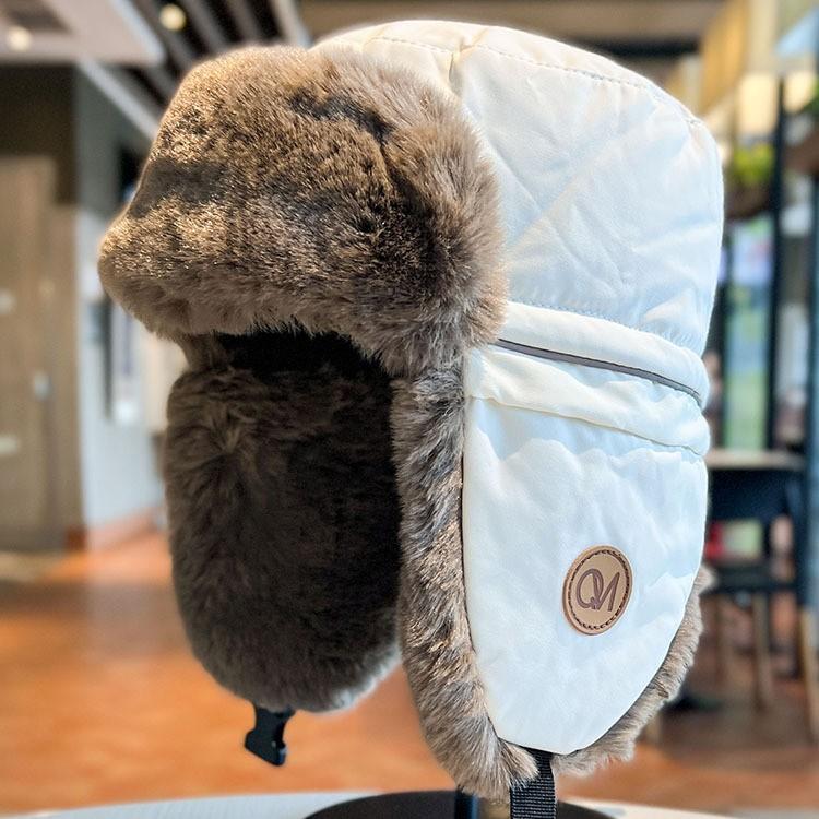 Lei Feng Hat, Men's and Women's Northeast Thickened Velvet Cold-proof Cotton Hat, Electric Cycling Hat, Outdoor Skiing Plush Ear Protection Hat