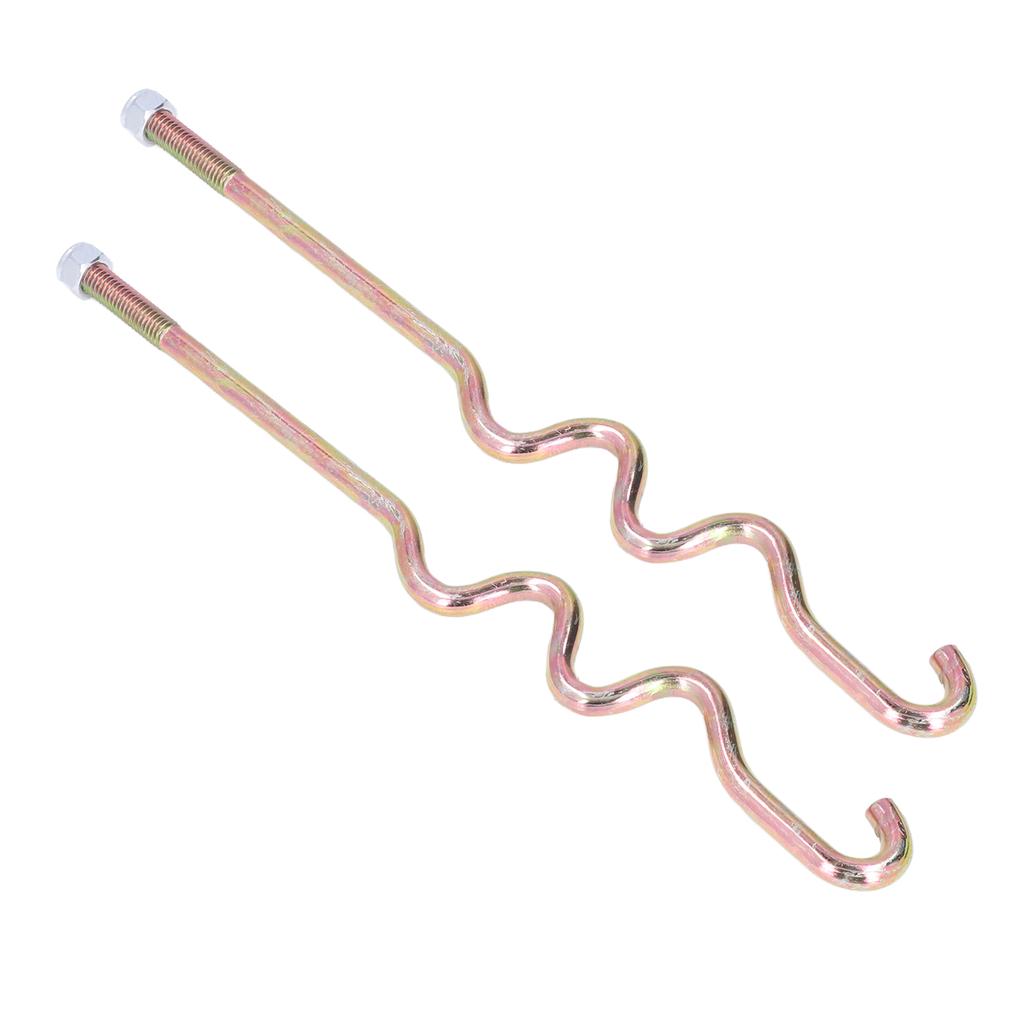 2PCS Club Car Battery Hold Down Rod 103357701 with Nut Replacement for Precedent 2008‑up