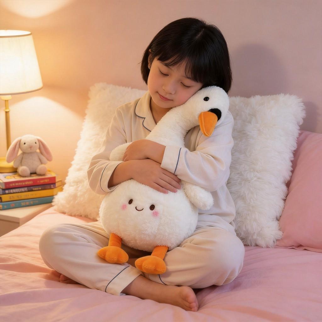 Plush Duck Toy With Pp Cotton Filling For Kids And Adults Soft Cushion And Collectible Gift