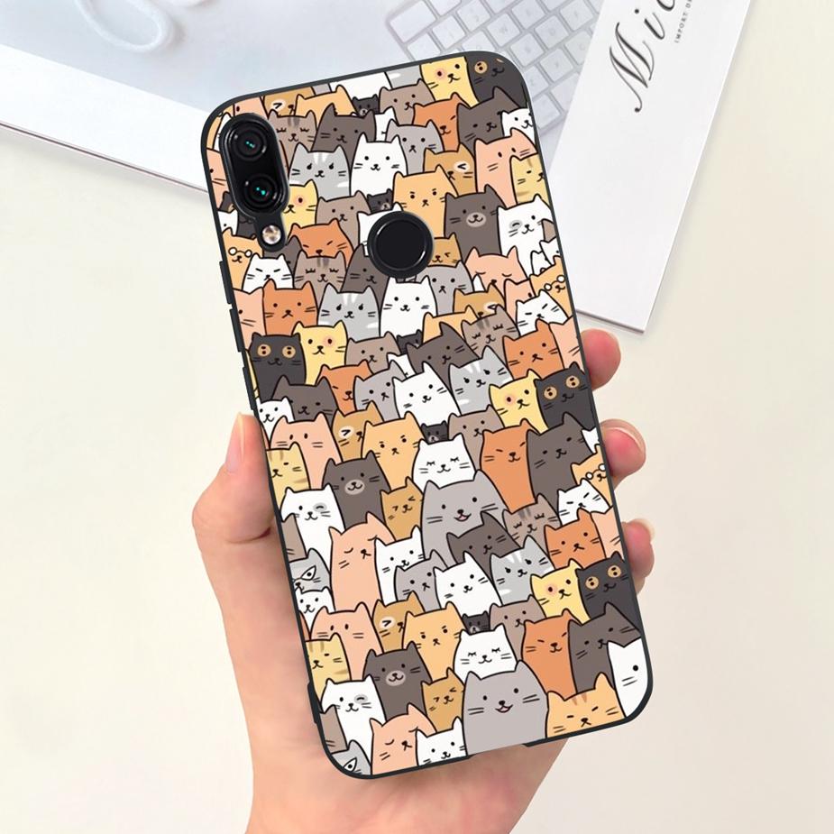For Xiaomi Redmi Note 7 Case Note7 Pro Cute Cartoon Painted Phone Case For Xiaomi Redmi Note 7 Pro Redmi7 Back Cover Soft Bumper