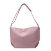 Crossbody Women's Bag Customization Solid Color Simple Casual Versatile Large Capacity Shoulder Crossbody Bag College Student Class Tote Bag
