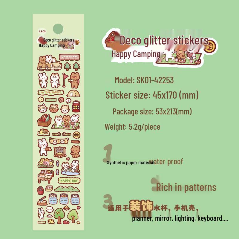 Muzili Deco Dot Stickers - Little Nose Ga - M5 Journal Decoration