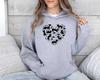 Autumn And Winter, Cat Love Pattern, Printed Long-Sleeved Top, Trendy Fashion Women'S Hooded Sweater