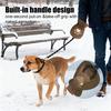 Warm Dog Leash Winter Dog Leash with Built-in Thermal Mitten Waterproof Glove No More Freezed Hand When Walking Dogs In Winter for Pet Owners