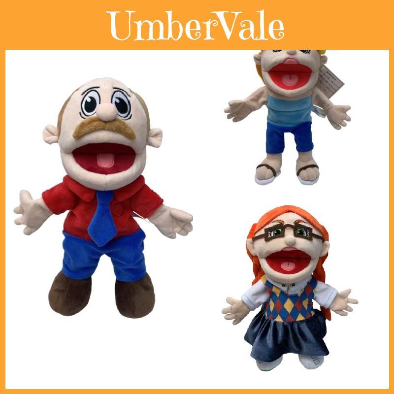 Funny Cartoon Open Mouth Boy Hand Puppet Plush Toy For Parent-child Interaction And Early Education Gift Characters)