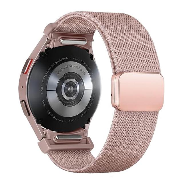 Band For Samsung Galaxy Watch 7/6/5/4/classic/Pro 44mm 40mm No Gaps Magnetic Stretchy sport correa bracelet Galaxy watch 7 Strap