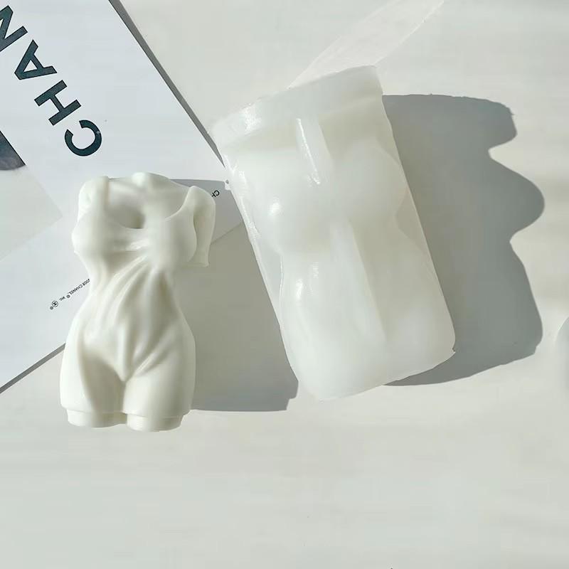 Moule en silicone pour bougies sexy, corps musclé, en résine, en plâtre, parfumé, pour femme, décoration d'intérieur, cadeau idéal