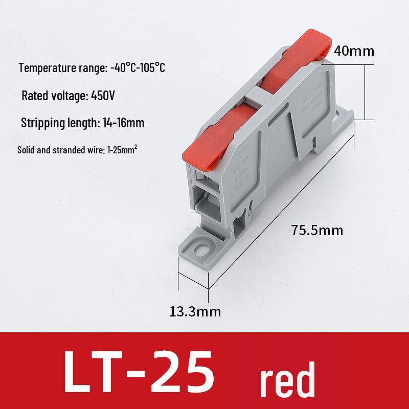 High-Power Quick-Connect Terminal Blocks: 3-In 3-Out Push-Type Wire Connectors & Cable Joining Tool