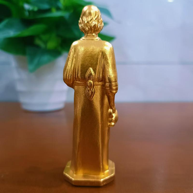 Gold Westmon Works St Joseph Statue For Selling Homes With Instruction Card Real Estate Patron Saint Pack Resin Figurines Crafts