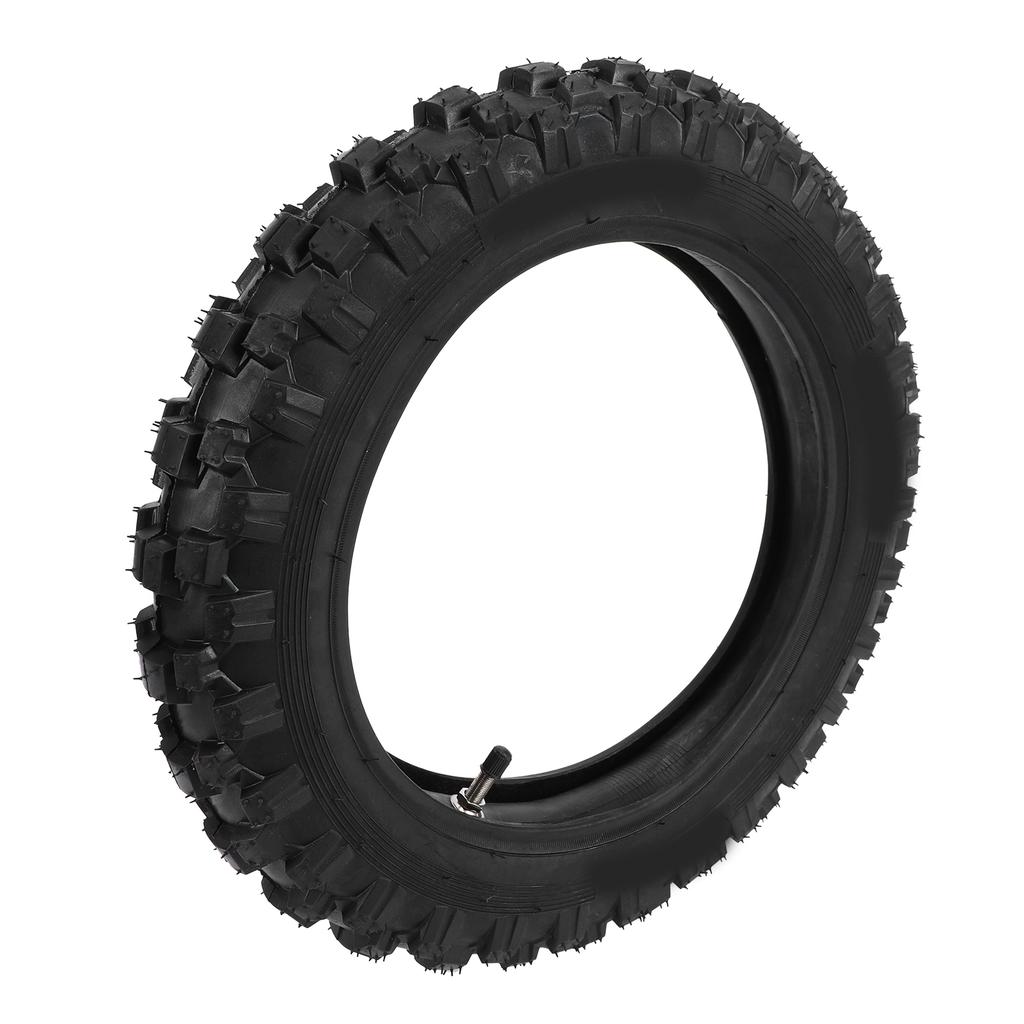 Juego de Neumático y Cámara de Aire Todoterreno 2.5 10 pulgadas Neumático de Goma y Cámara de Aire de Repuesto para Llanta de 10 Pulgadas Moto de Cross