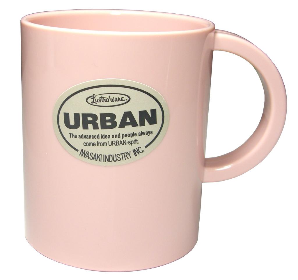Iwasaki Kogyo Urban Cup C-446P, Pink Mug, 255ml
