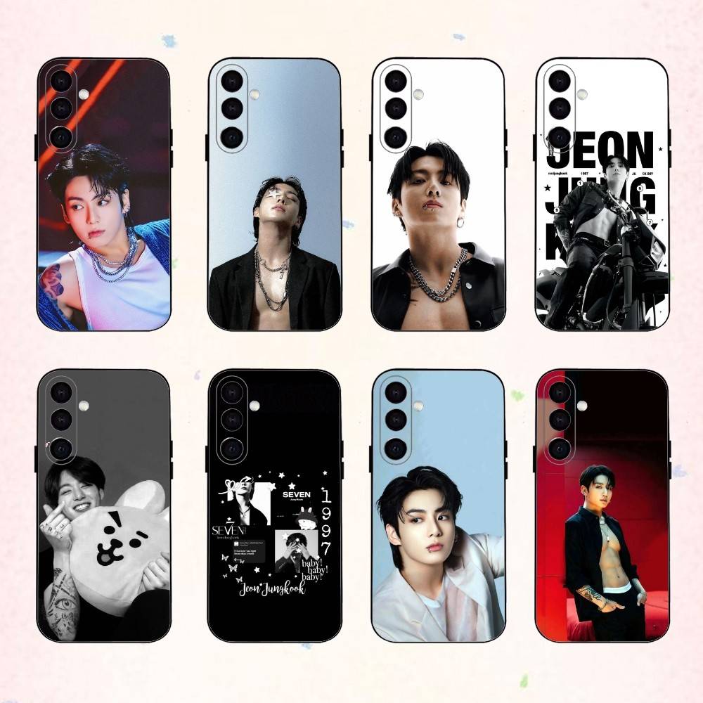 cool K-Kpop J-JungkookS phone Case For Samsung Galaxy A73,A72,A71,A70,A53,A52,A51,Others Soft Black Shell