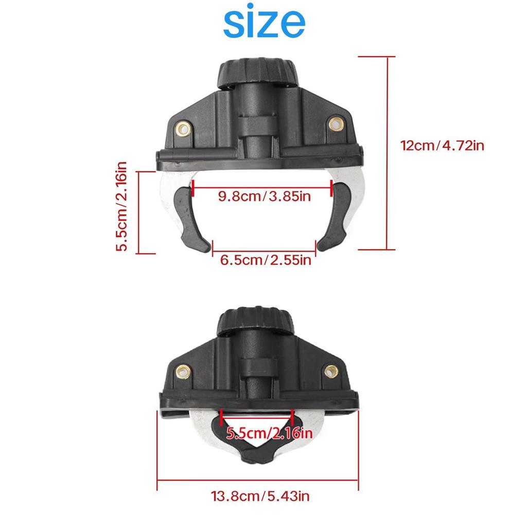 4x Car Roof Box Crab Clips Clamps Accessory Universal Fit Fits Slotted Rails
