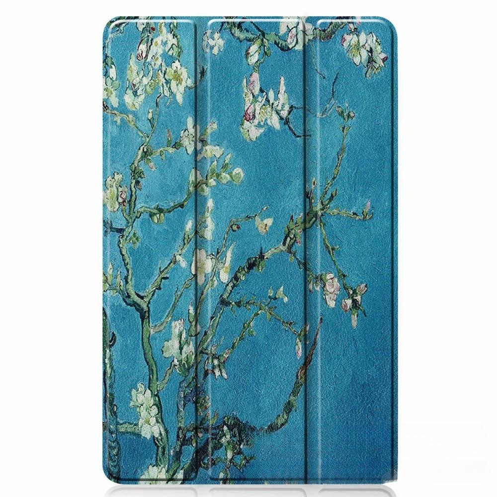 For Samsung Tab S9fe Case 2024 12.4 Inch Premium Tri Fold Stand Cover for S9 Plus S10 Tablet Protective Sleeve