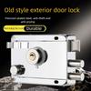 Smooth Lock Antique Household Front Door House Padlocks Locking Accessories Universal Heavy-Duty Gear With Key