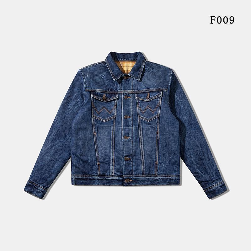 

Retro Yellowstone-Style American Denim Jacket: Warm, Padded, Winter Cotton Coat with Cow-Raising Color Fading Effect. S