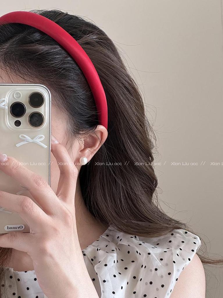 2025 Satin Headband for Face Washing: Quality Fashion, Simple Hair Accessory
